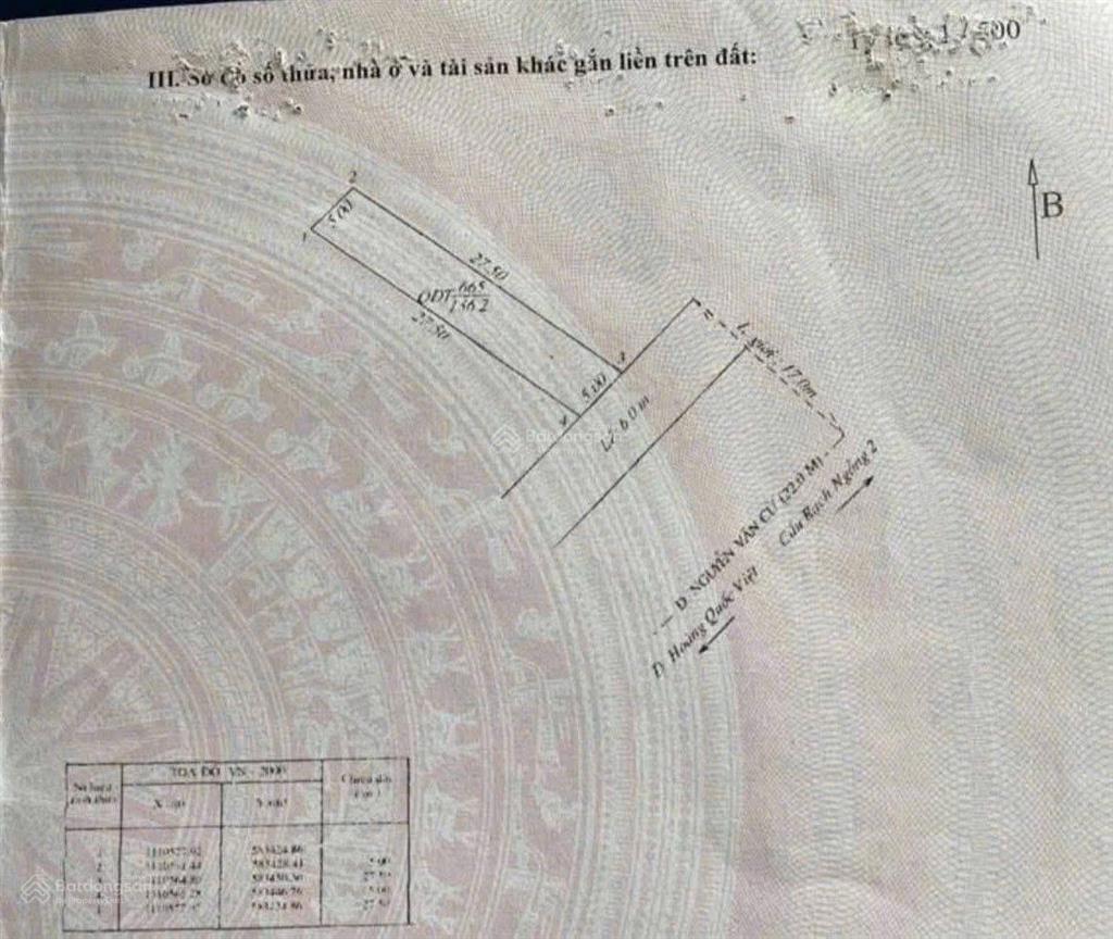 Bán nhà mặt tiền đường nguyễn văn cừ nối dài , gần trường đại học y dược