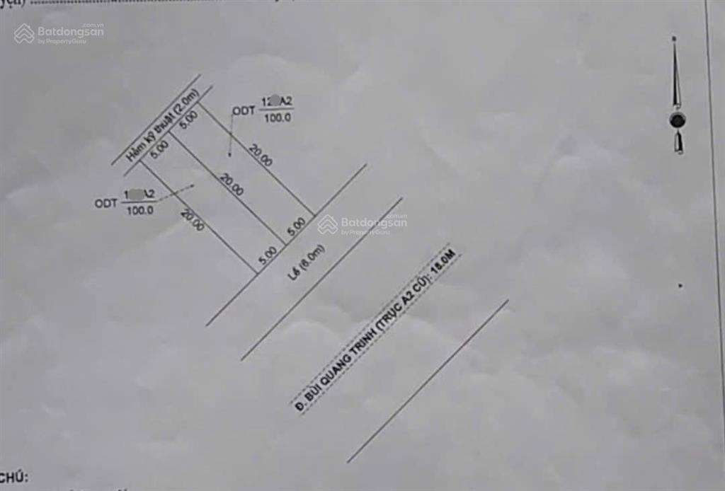 Bán cặp nền đường a2 phú an dt 10x20 chưa qua a5 giá 5.89 tỷ