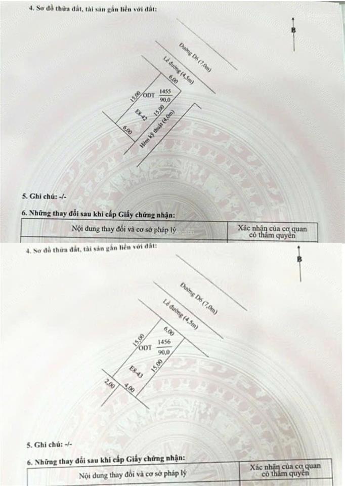 Bán cặp nền đường d6 khu nam long 2 (nam long central lake) dt 12x15  giá 7.2 tỷ