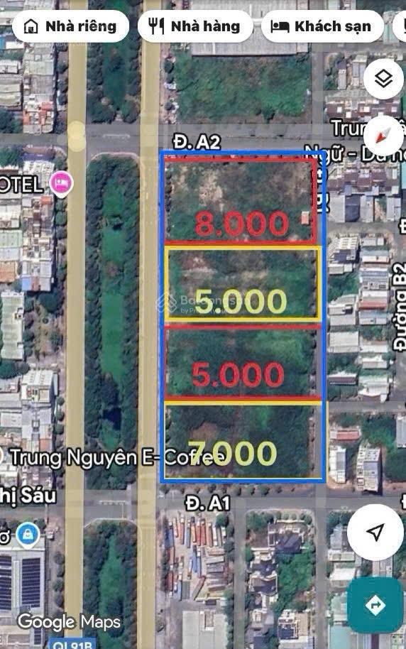 Bán 8000m2 đất gốc 2 mặt tiền đường võ nguyên giáp  giá 40tr/m2