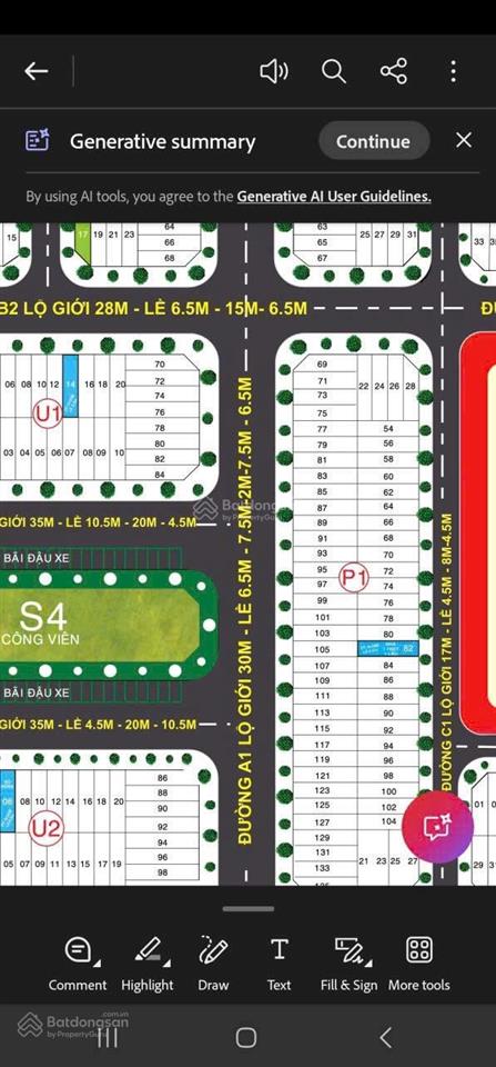 Bán nền trục chính a1 thiên lộc dt 5x20m nền cao ráo giá 2.3 tỷ