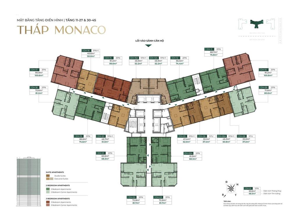Chênh 400tr thấp nhất dự án, căn 2n tòa m2 view nội khu đẹp