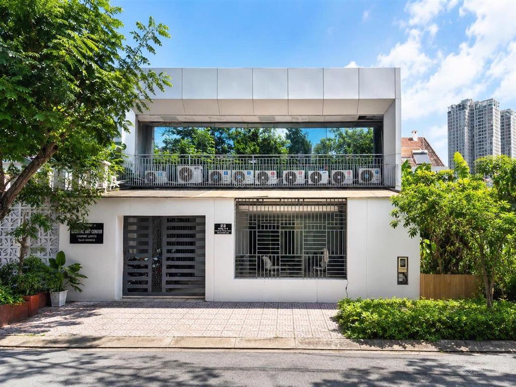 Cho thuê nguyên căn 1 trệt 1 lầu kđt an phú, q2. dt 10x20m. sàn trống suốt. dtsd 340m2