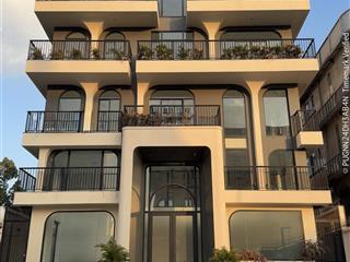 Cho thuê toà vp khu thạnh mỹ lợi. dt 16,2x20m. hầm 5lầu full sàn trống. dtsd ~1500m2. giá 370tr/th
