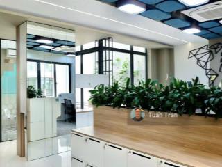 Cho thuê toà vp khu saigon mystery. dt 10x18m. xây dựng 1 hầm 4 lầu. có thang máy. giá 110tr/tháng