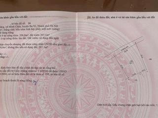 Bán đất 400m2 tại xã minh châu, 15 triệu/m2, mặt tiền 20m, pháp lý đầy đủ