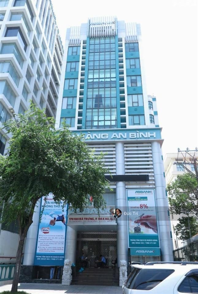 Bán tòa nhà quận 1 mặt tiền hai bà trưng, dt 17x 34m, h 10 tầng hđt 700tr/th giá giảm về 750 tỷ