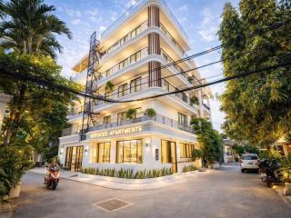 Không có căn thứ 2 ! góc 2 mặt tiền làng báo chí thảo điền dt 10 x 11m  5 tầng hđt 110tr/th giá 45