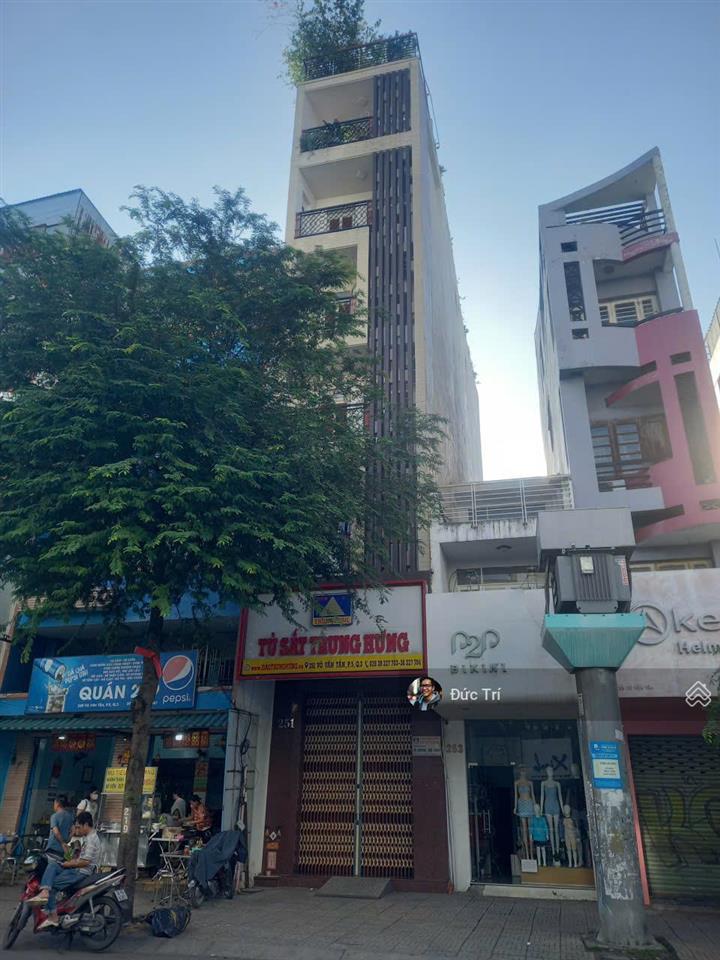 Bán tòa nhà mặt tiền võ văn tần q3 dt 7.25m nh x 21.5m  7 tầng tm tn 250tr/th giá 57 tỷ