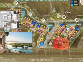Bán hòa vốn căn 2pn (góc) tháp a4 view tt thể thao rạch chiếc, đã thanh toán 5%, giá siêu tốt
