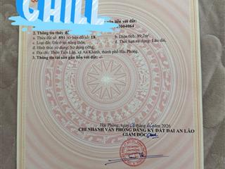 Bán 89m2 mặt đường ngang 5 tại tiến lập an khánh giá rẻ nhất khu vực