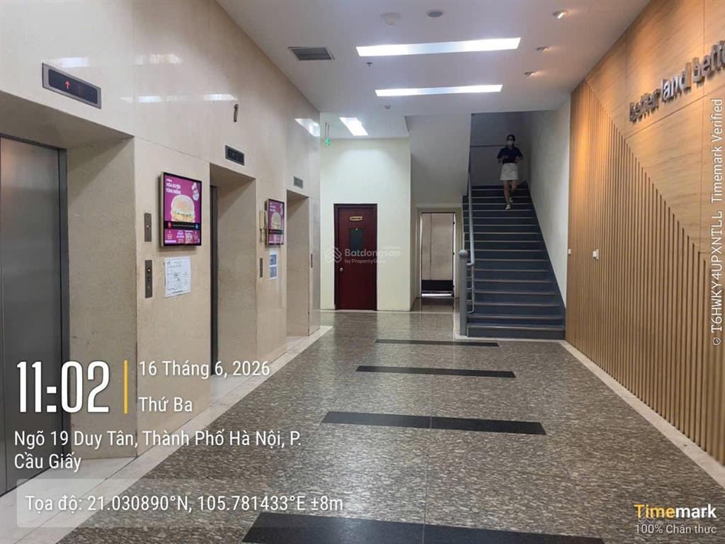 Cho thuê văn phòng tòa ttc  duy tân dt 500m² có chia nhỏ diện tích. giá 380 nghìn/m2/th
