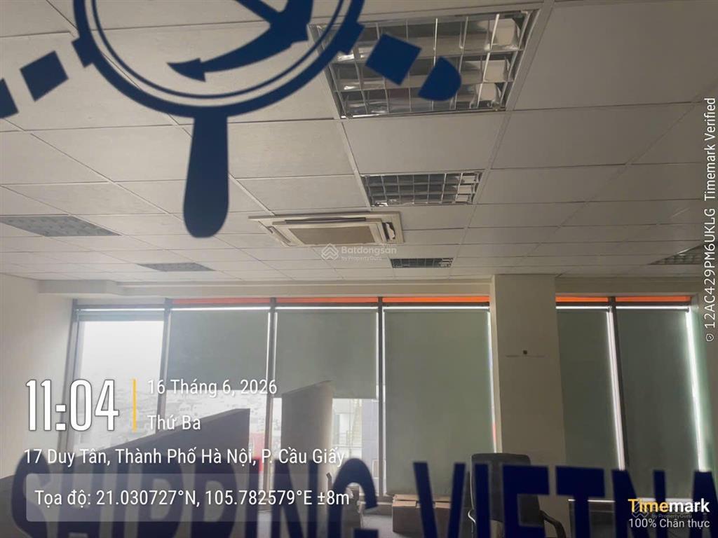 Cho thuê văn phòng tòa ttc  duy tân dt 500m² có chia nhỏ diện tích. giá 380 nghìn/m2/th