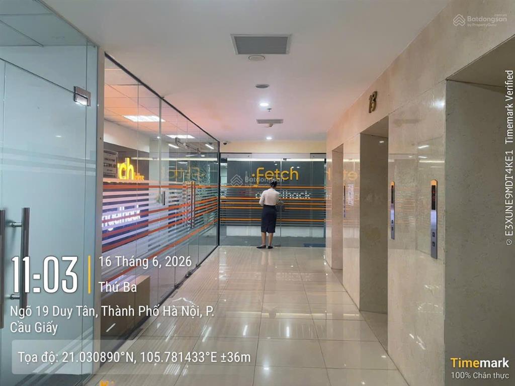 Cho thuê văn phòng tòa ttc  duy tân dt 500m² có chia nhỏ diện tích. giá 380 nghìn/m2/th