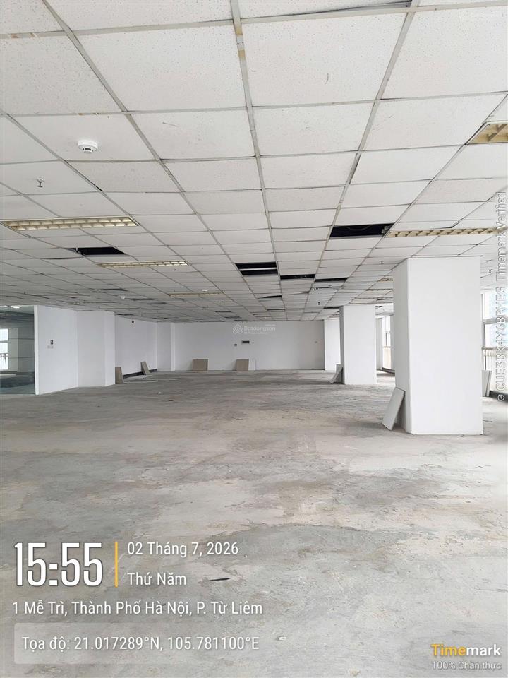 Bql tòa nhà sông đà tower cho thuê vp 1000m2  giá 290k/m2/tháng   0345 943 ***