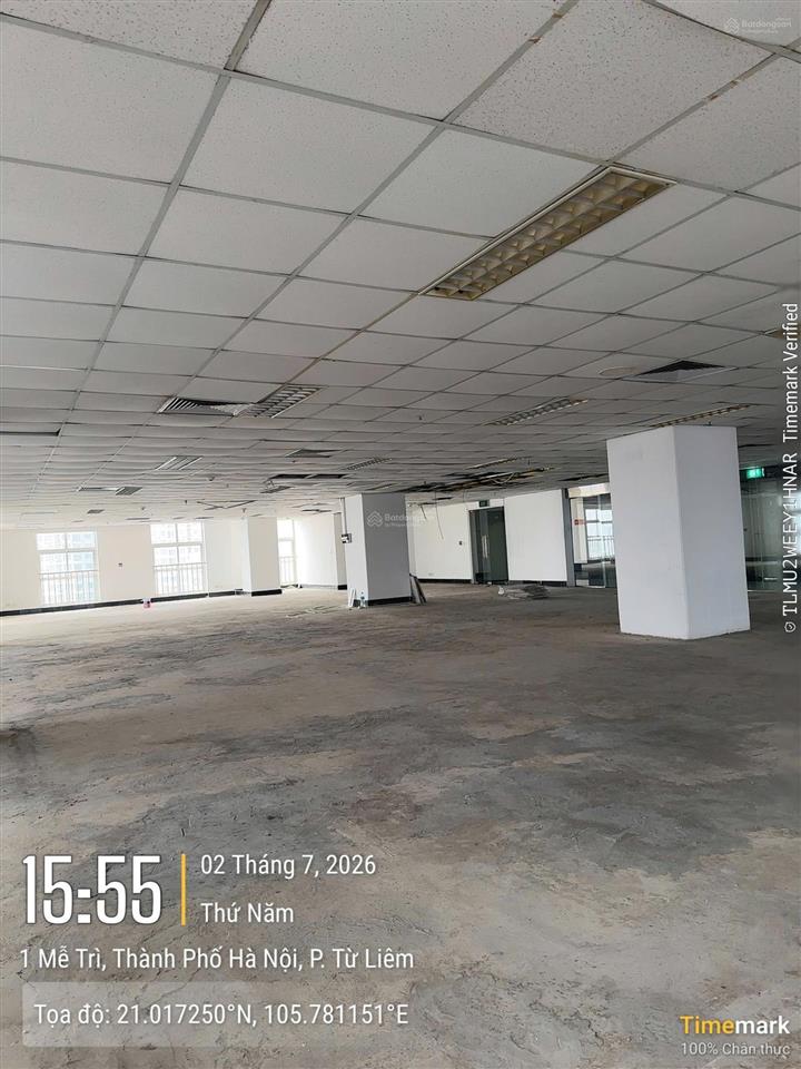 Bql tòa nhà sông đà tower cho thuê vp 1000m2  giá 290k/m2/tháng   0345 943 ***