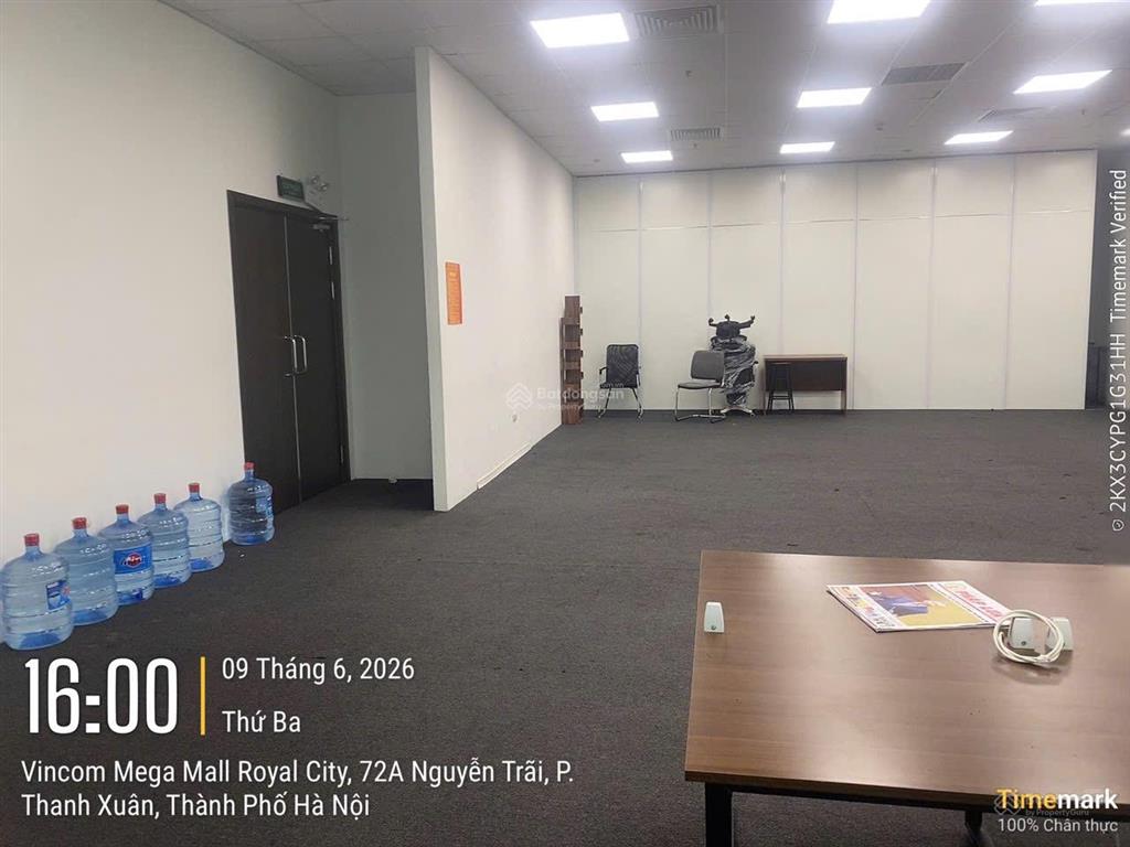 Bql cho thuê văn phòng tại royal city, nguyễn trãi dt 500m2
