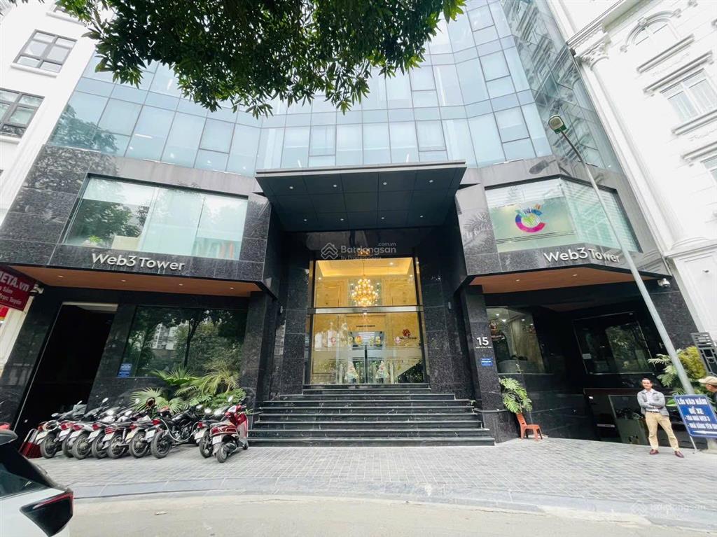 Bql cho thuê văn phòng hạng b, toà web3 tower phố duy tân. diện tích 250m2  giá 300k/m2/th