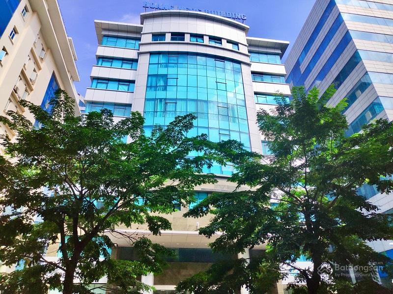 Bql cho thuê tòa văn phòng hoàng ngọc building số 4/82 dịch vọng hậu. dt 130m2giá thuê 260k/m2/th