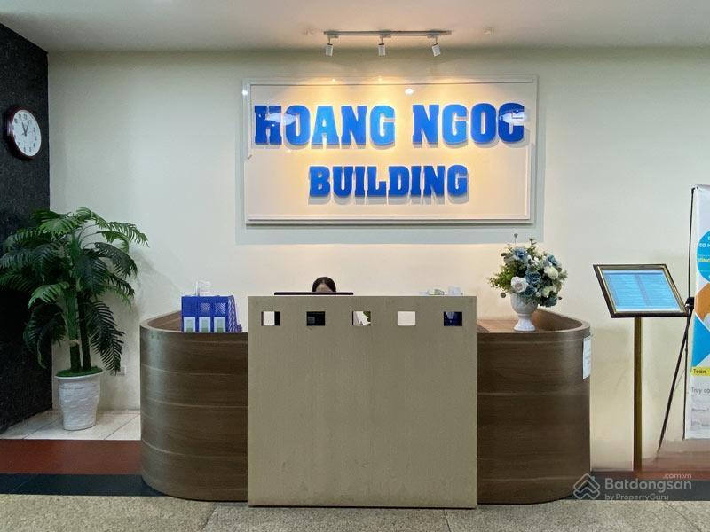 Bql cho thuê tòa văn phòng hoàng ngọc building số 4/82 dịch vọng hậu. dt 130m2giá thuê 260k/m2/th