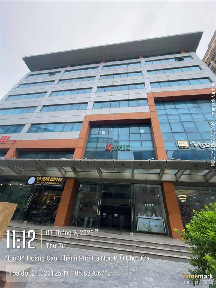 Bql cho thuê văn phòng viễn đông building, hoàng cầu, hà nội. dt 150m2, giá thuê 300k/m2