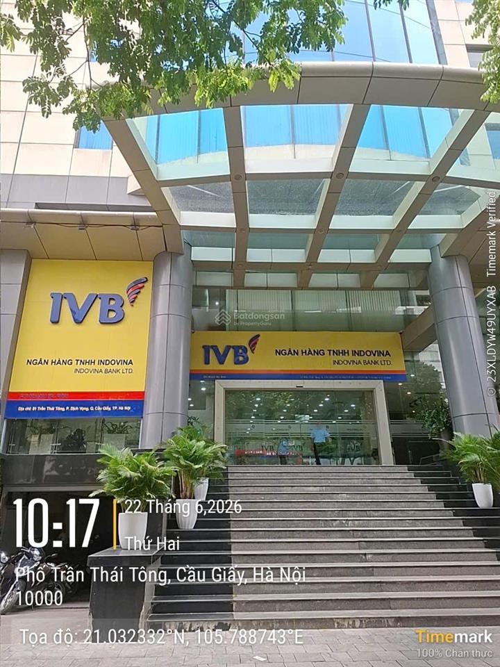 Văn phòng 400m² tòa lucky building trần thái tông. giá thuê 320 nghìn/m2/tháng có cắt nhỏ
