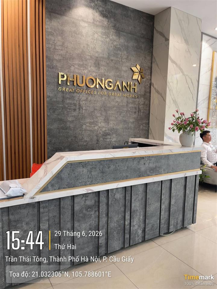 Văn phòng 400m² tòa lucky building trần thái tông. giá thuê 320 nghìn/m2/tháng có cắt nhỏ