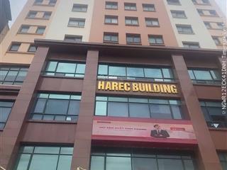 Bql cho thuê văn phòng toà nhà harec building số 4 láng hạ. dt 500m2 có cắt nhỏ từ 100m2