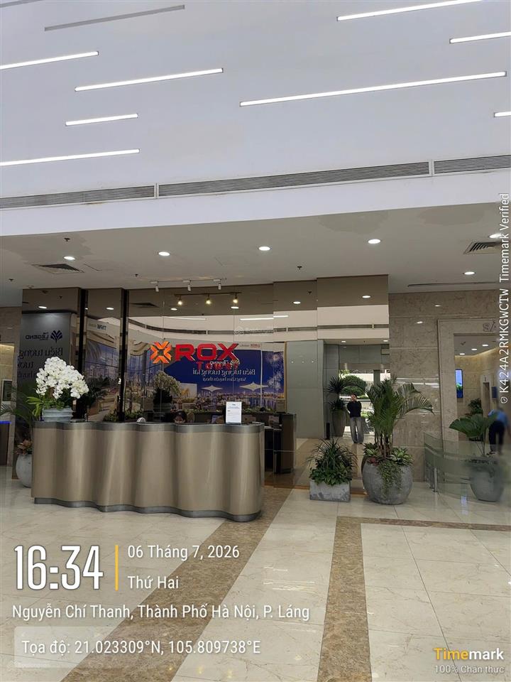Cho thuê văn phòng hạng a, toà rox 54a nguyễn chí thanh. dt 2000m2 có cắt từ 100m2