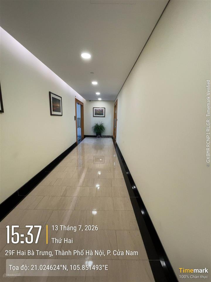Văn phòng hạng (a) tòa central building 31 hai bà trưng cho thuê. dt 80m2, giá thuê 1015k/m2/th