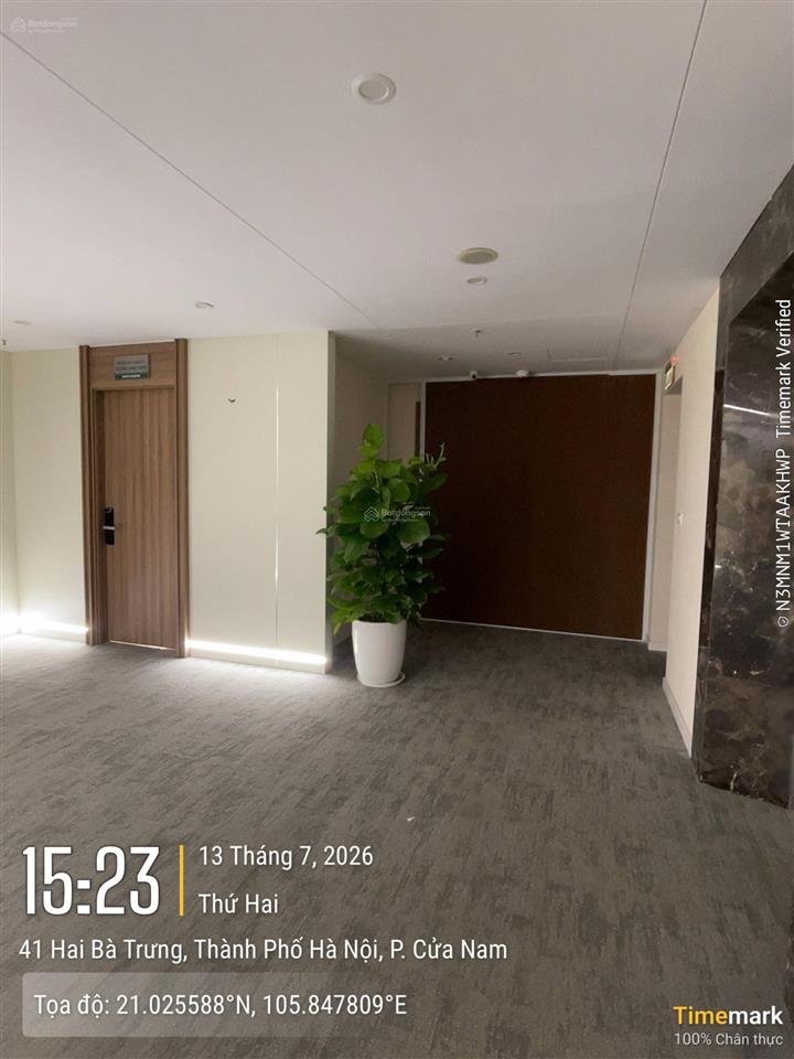 Văn phòng hạng b tòa capital building 41 hai bà trưng cho thuê. diện tích 80m2  giá thuê 490k/m2