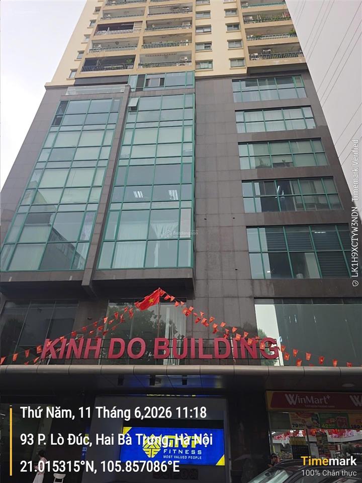 Văn phòng hạng b tòa nhà kinh đô tower 93 lò đúc cho thuê diện tích 100m2, giá 280k/m2