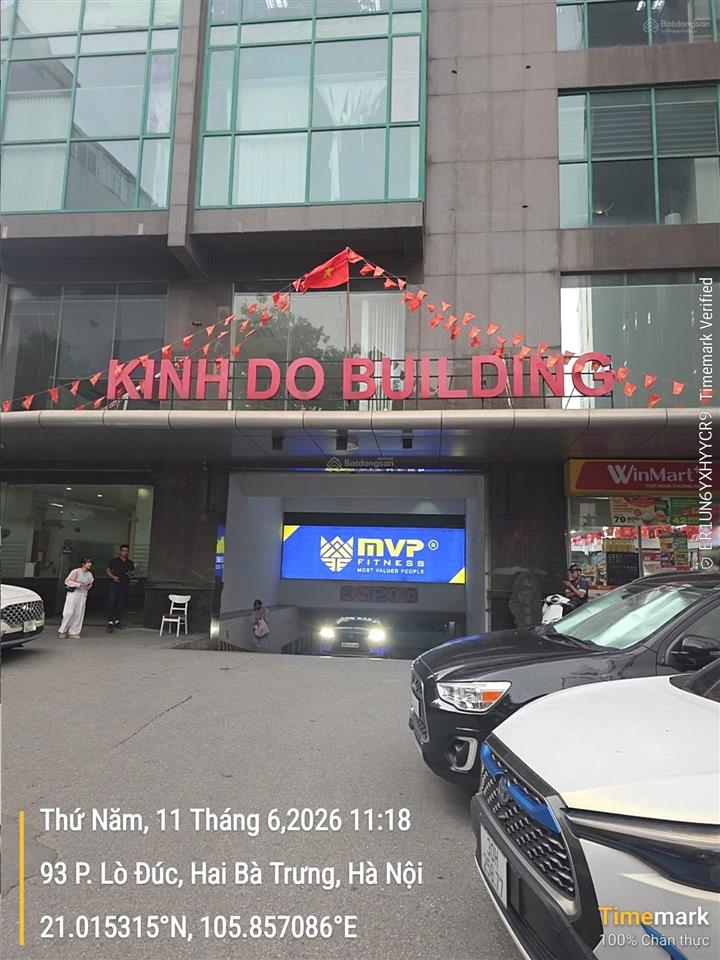 Văn phòng hạng b tòa nhà kinh đô tower 93 lò đúc cho thuê diện tích 100m2, giá 280k/m2