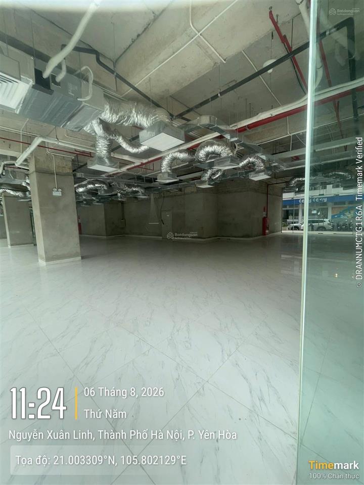 Bql cho thuê văn phòng hạng (a) tòa handico complex  lê văn lương. diện tích 550m2  giá 620k/m2