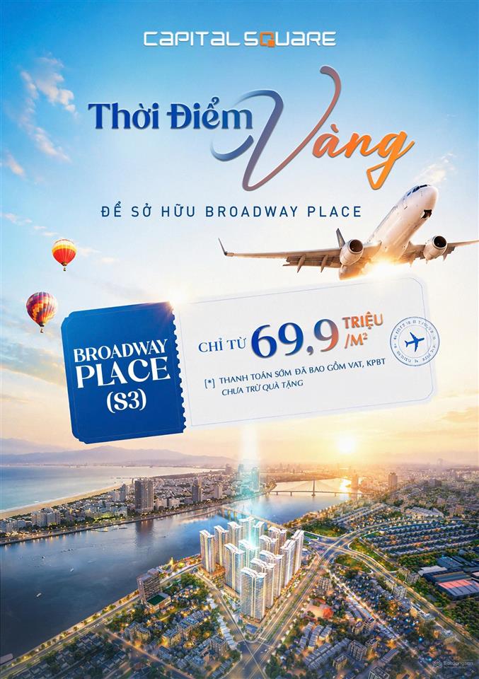 Capital squarecăn hộ sông hàn, trung tâm đà nẵng giá chỉ từ 69,9 tr/m2, ls 0% 24t, sở hữu lâu dài