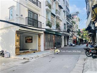 Hiếm! nhà cực đẹp 43m2x4t ô tô tránh. phân lô  vỉa hè, ngõ thông kinh doanh phố thái hà, hoàng cầu