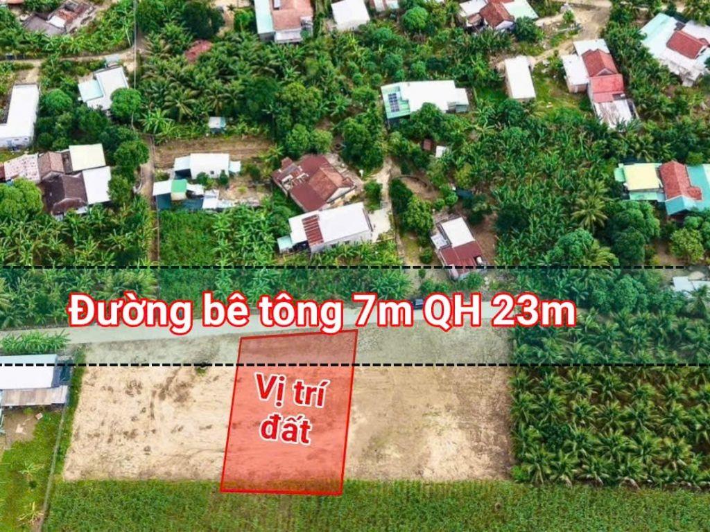 Bán đất Diên Phước giá rẻ mặt đường bê tông thông rộng 6m QH 23m