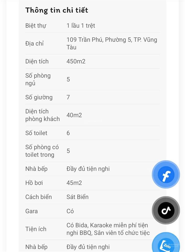 Hè đến rồi!! đi biển thôi!! siêu phẩm villa view biển ngay trung tâm vũng tàu! homestay 12tr/ngày