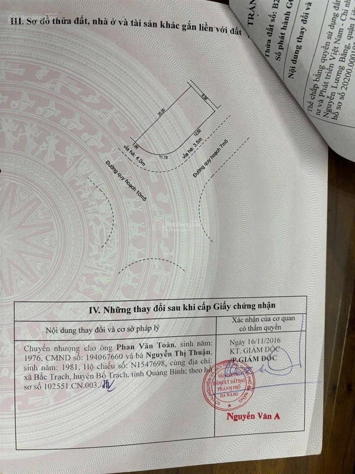 Bán rẻ lô góc 2 mặt tiền 160m2 ngã tư 10m5 bùi tấn diên và đường 7m5 lê sao giá 9 tỷ 300