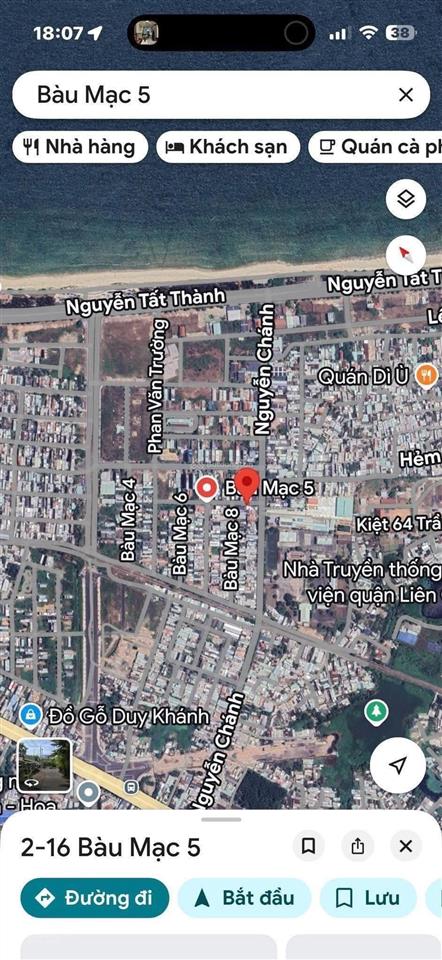 Cặp đất biển sát nguyễn tất thành | xây dựng 6 tầng, 250m2 giá tốt nhất thị trường