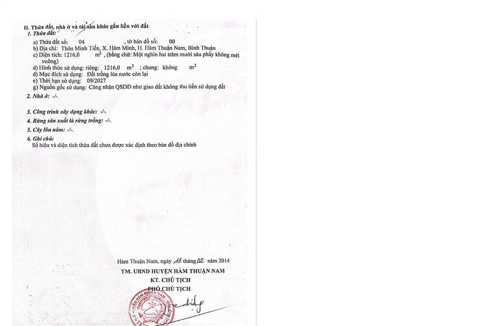 Bán trọn gói nhà vườn quy mô ~12.000m² tại hàm thuận nam bình thuận