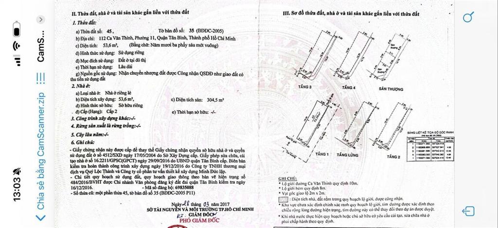 Bán gấp căn góc 2 mặt tiền  tòa nhà 6 lầu 112 ca văn thỉnh, p. 11, q. tân bình