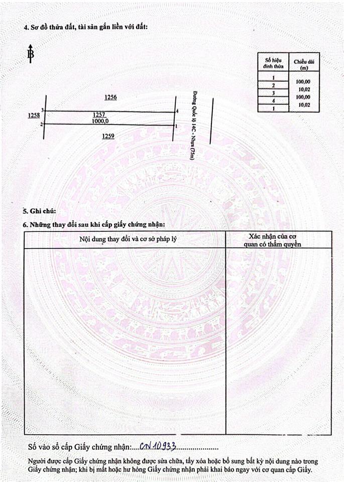 Bán đất tại lộc thành, 1,3 tỷ, 1000m2, giá ưu đãi! hot!