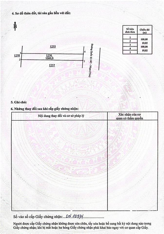 Bán đất tại lộc thành, 1,3 tỷ, 1000m2, giá ưu đãi! hot!