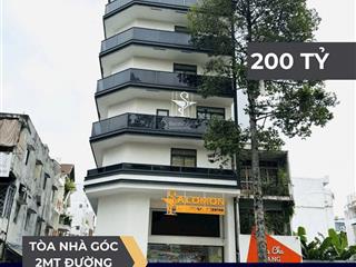 Bán tòa nhà góc 2 mt đường 3 tháng 2, p. 11 q10, cn 207m2, hầm 8 tầng tm giá 200 tỷ