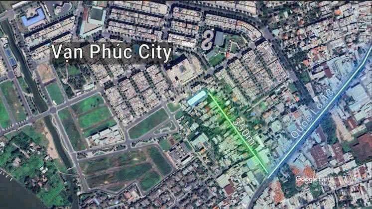 Bán đất 2 mt đs4 quốc lộ 13, hiệp bình phước thủ đức, dt 15x74m cn 1128m2 giá 60 tỷ