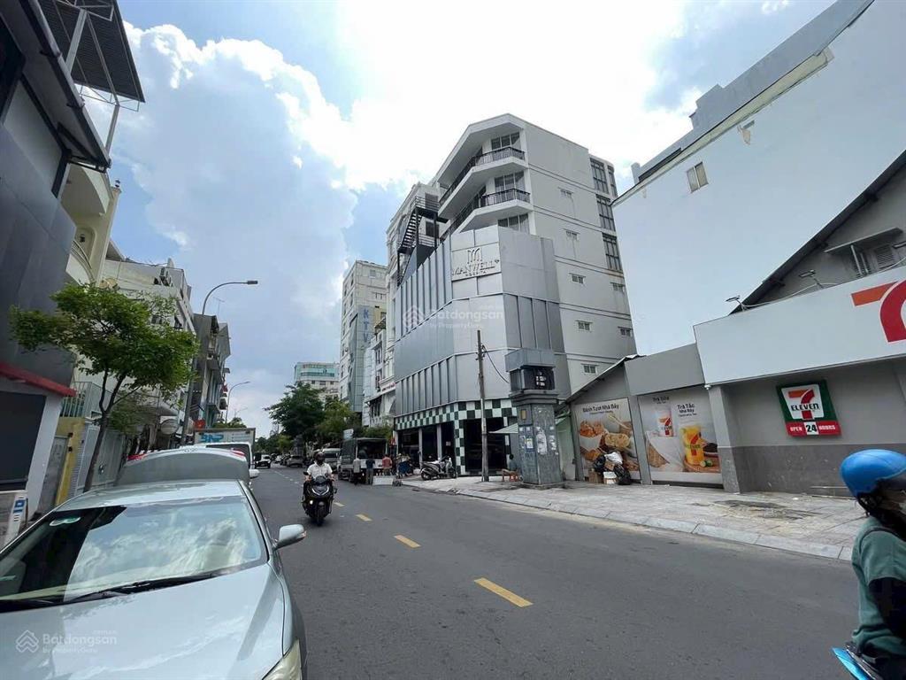 Bán tòa nhà góc 2 mt trần nhật duật p.tân định q1, 8x16m hầm 7 tầng, hđt 320tr giá 75 tỷ