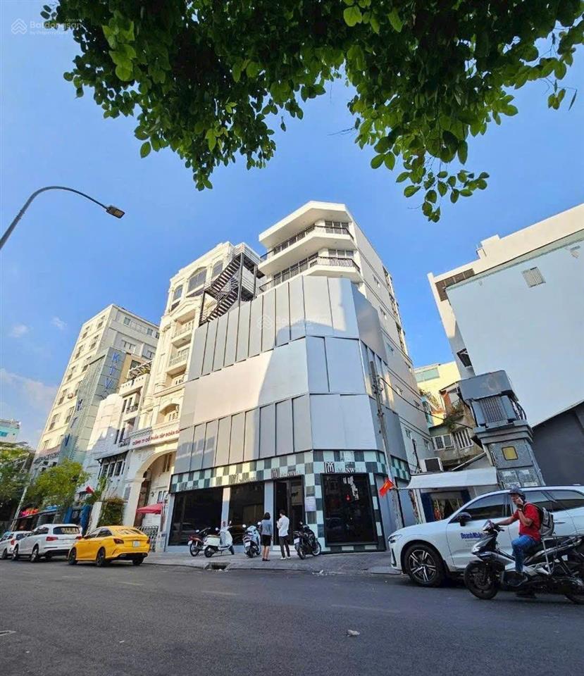 Bán tòa nhà góc 2 mt trần nhật duật p.tân định q1, 8x16m hầm 7 tầng, hđt 320tr giá 75 tỷ