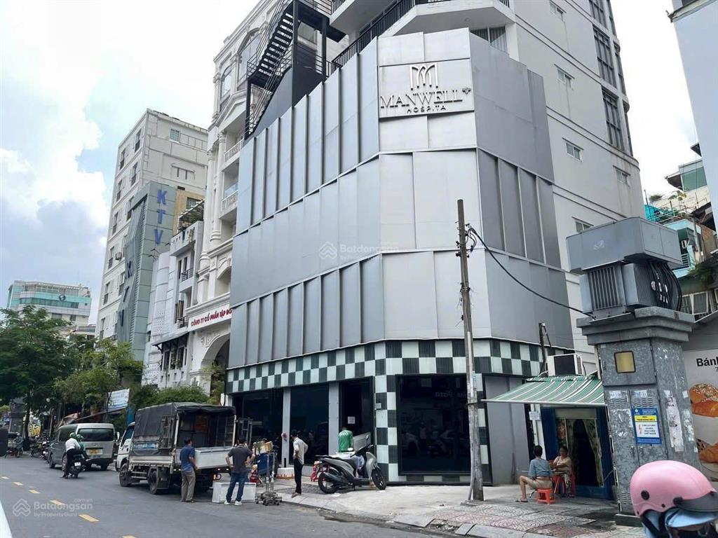 Bán tòa nhà góc 2 mt trần nhật duật p.tân định q1, 8x16m hầm 7 tầng, hđt 320tr giá 75 tỷ