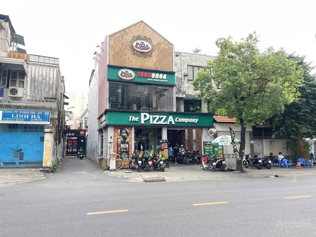 Bán nhà góc 2 mt hoàng hoa thám p.7 bt, dt 8x20m cn 161m2, kc 4 tầng, hđt 130tr, giá 65 tỷ